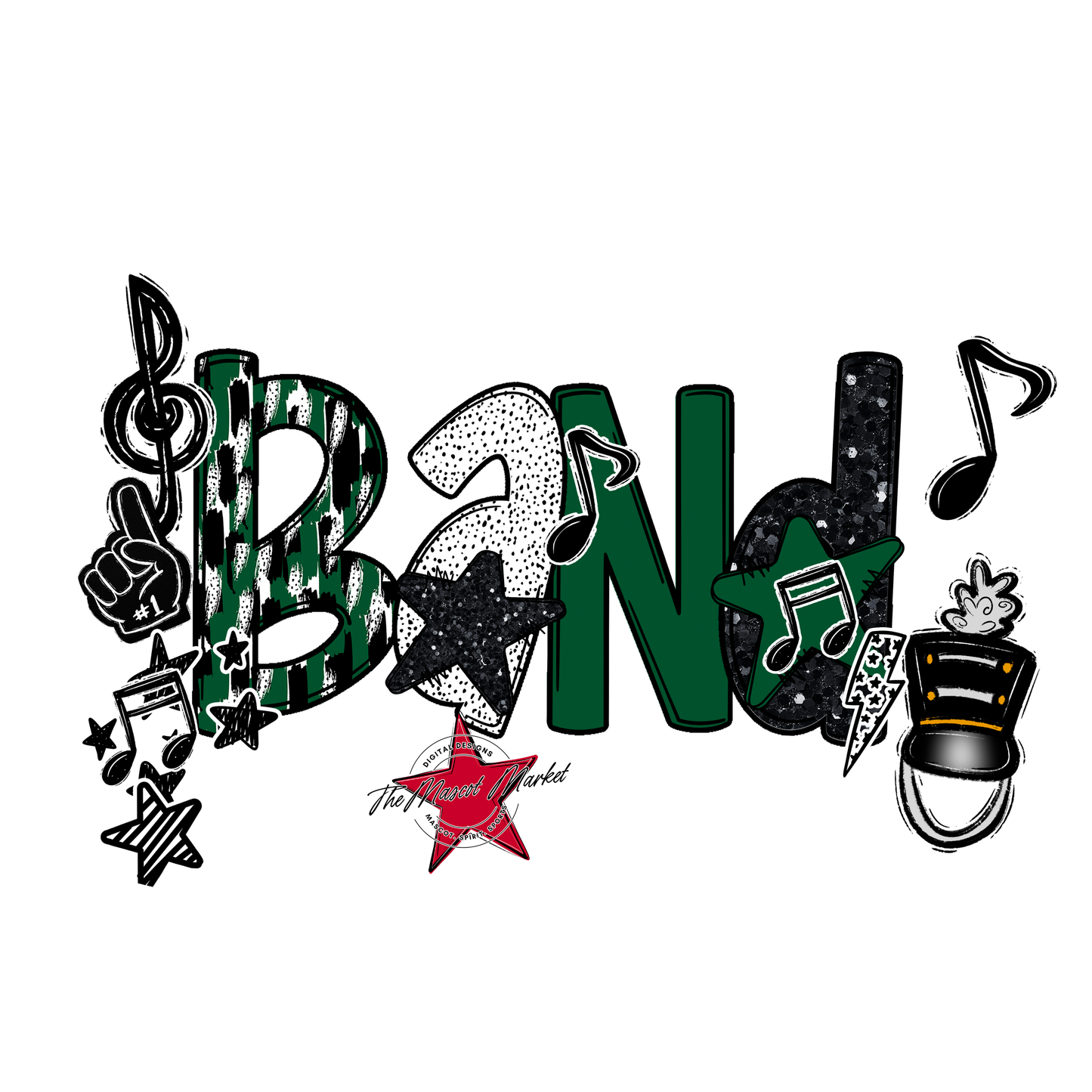 Band Scrape-Green