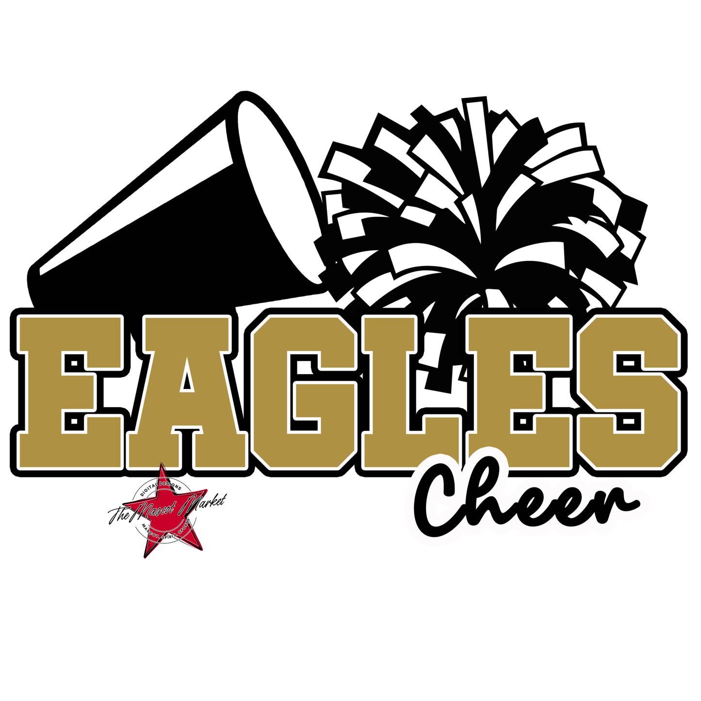 Eagles Varsity Cheer Design-Gold