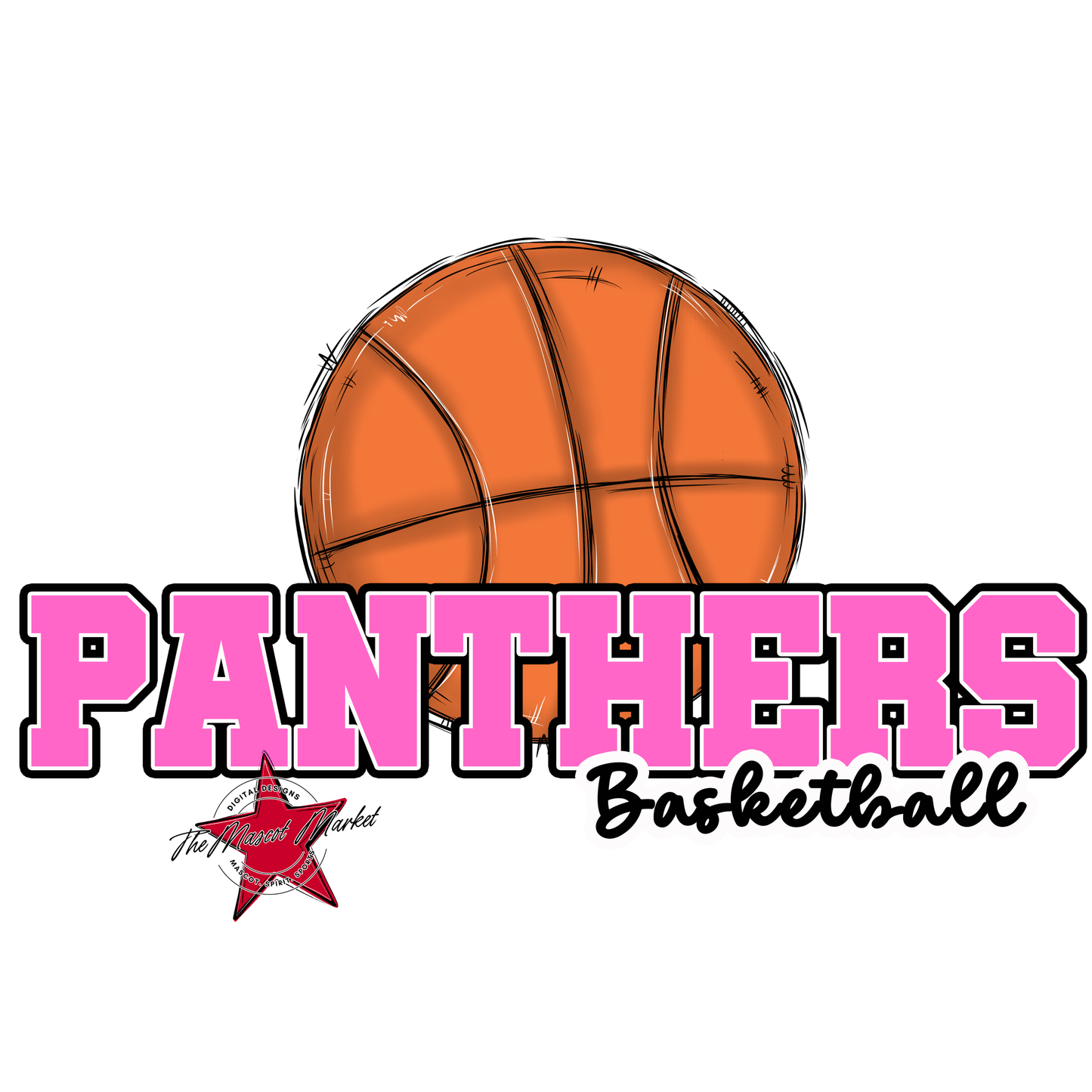 Panthers Varsity Basketball-Baby Pink