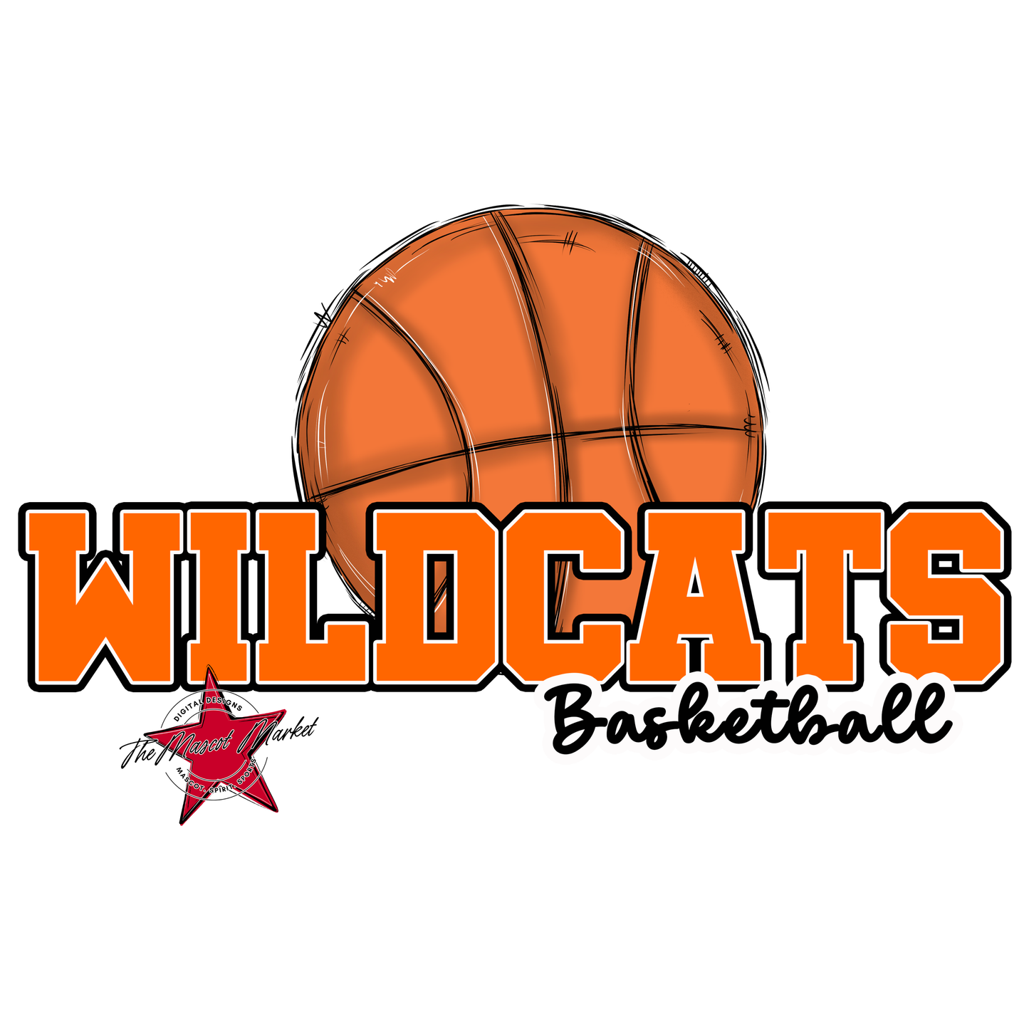 Wildcats Varsity Basketball-Orange