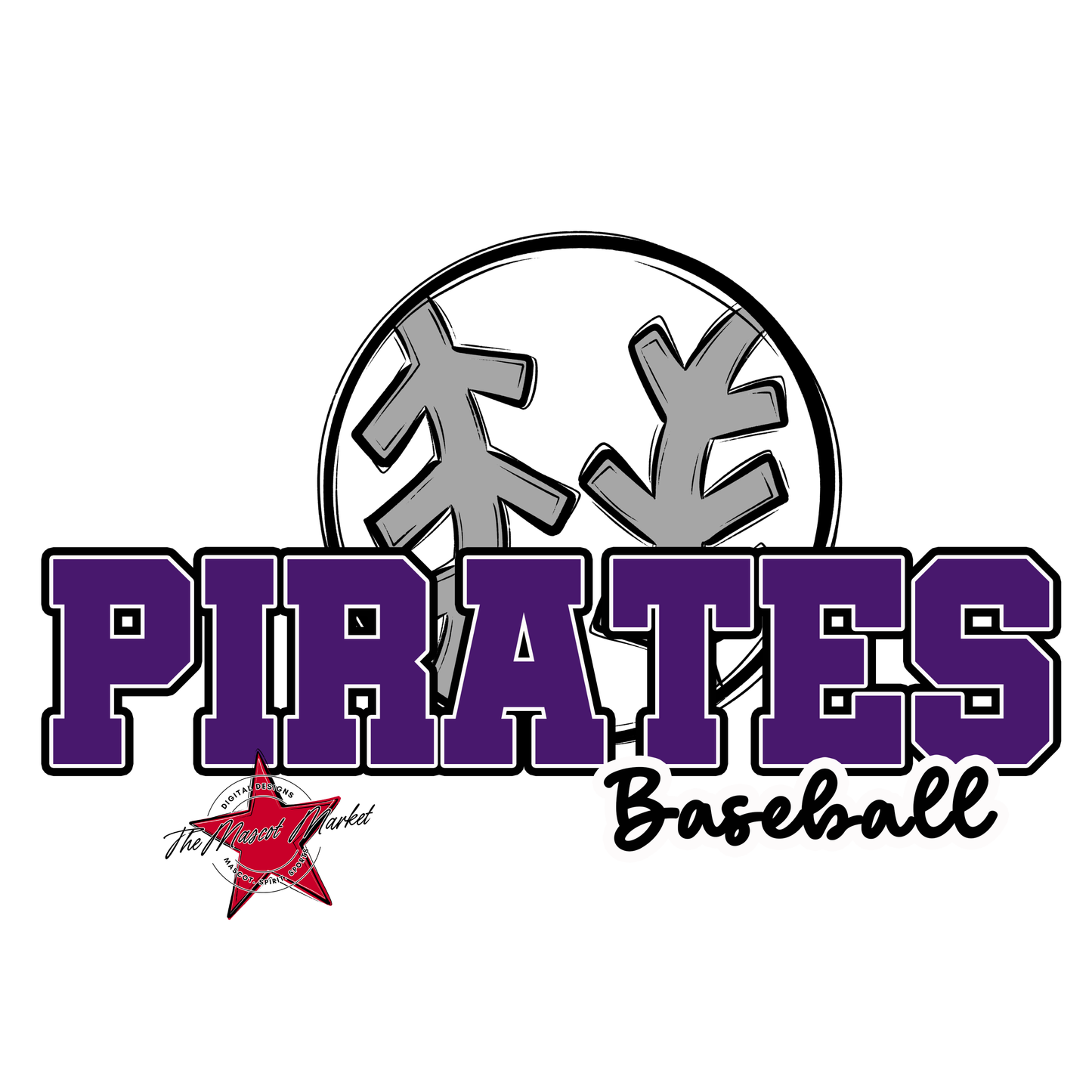 Pirates Varsity Baseball-Purple