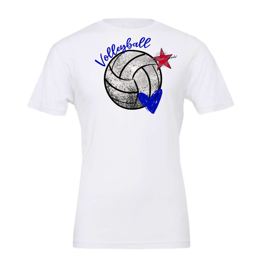 Volleyball Sequins-Blue
