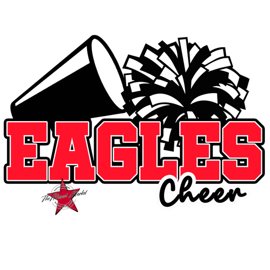 Eagles Varsity Cheer Design-Bright Red