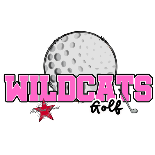 Wildcats Varsity Golf-Baby Pink