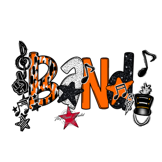 Band Scrape-Orange