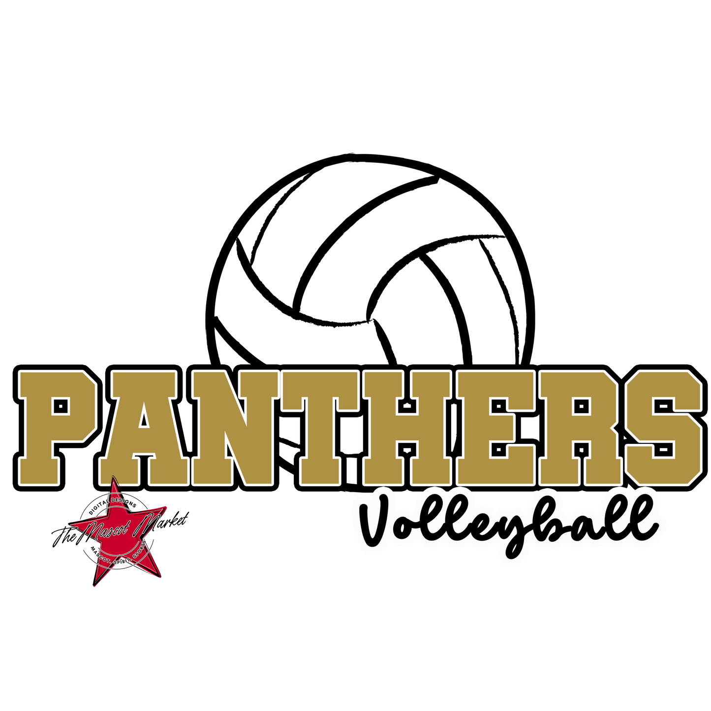 Panthers Varsity Volleyball-Gold