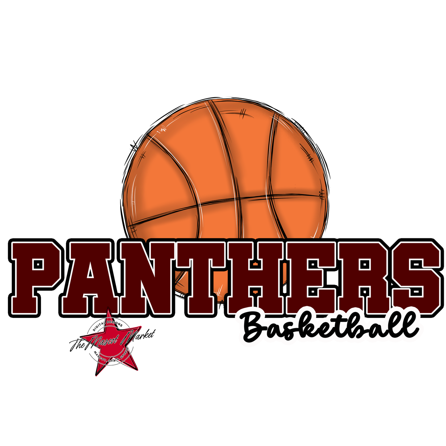 Panthers Varsity Basketball-Maroon
