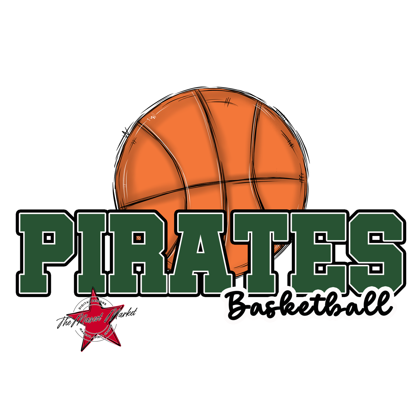 Pirates Varsity Basketball-Green