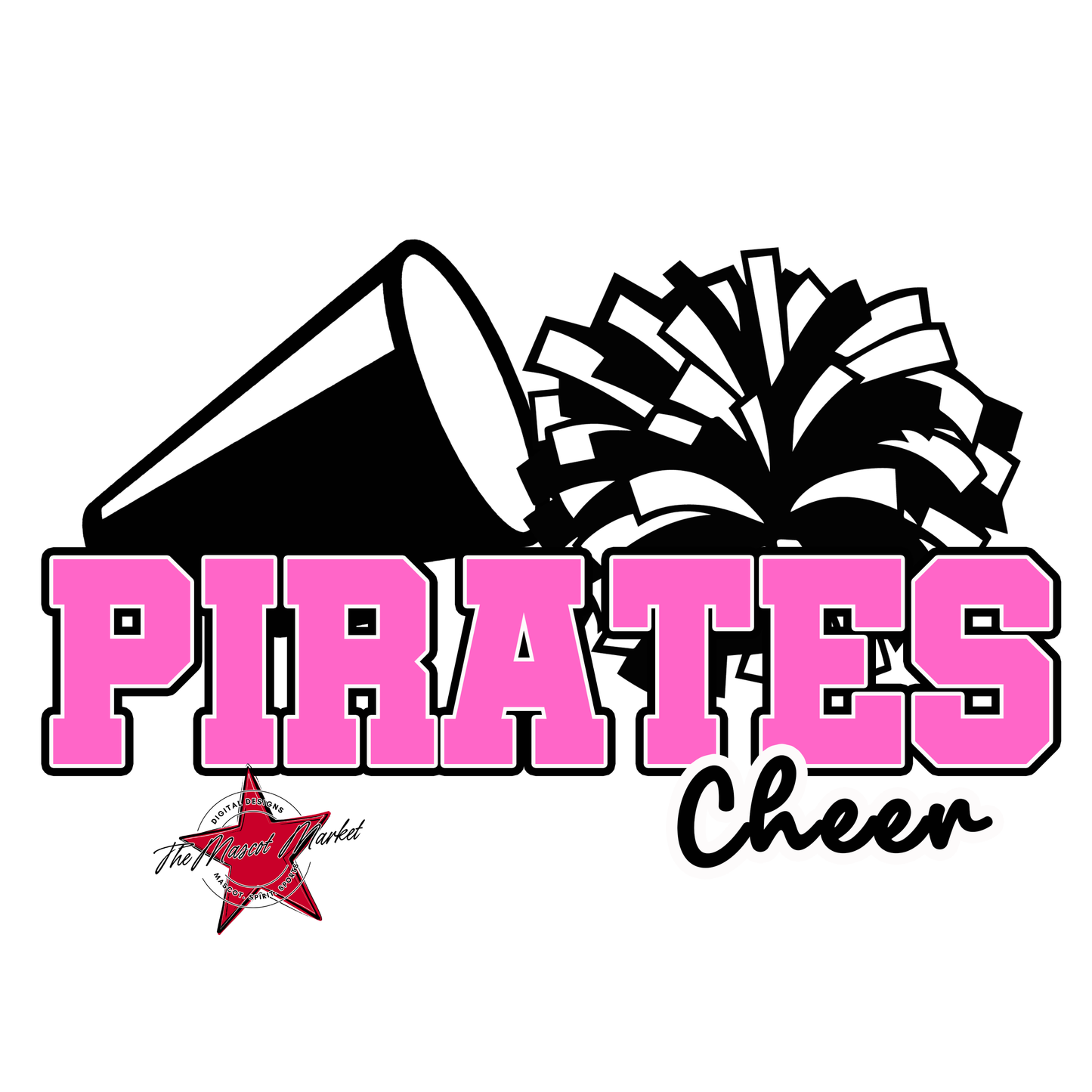 Pirates Varsity Cheer-Baby Pink