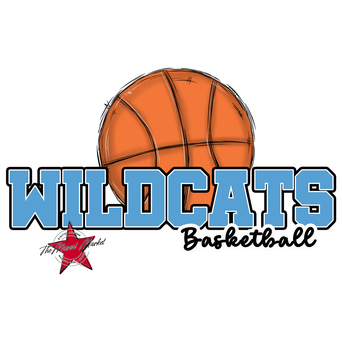 Wildcats Varsity Basketball-Carolina Blue