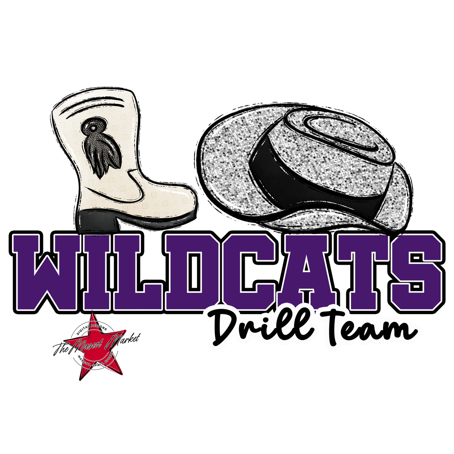 Wildcats Varsity Drillteam-Purple