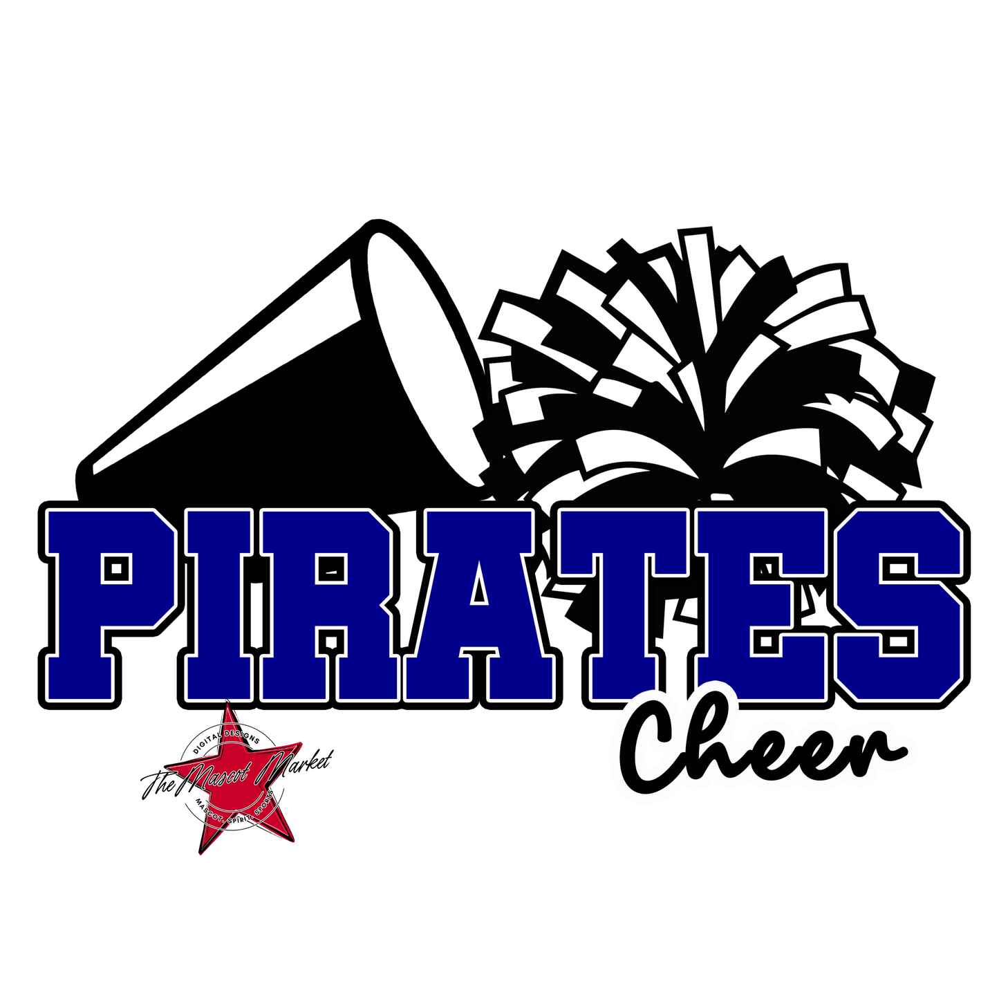 Pirates Varsity Cheer-Blue