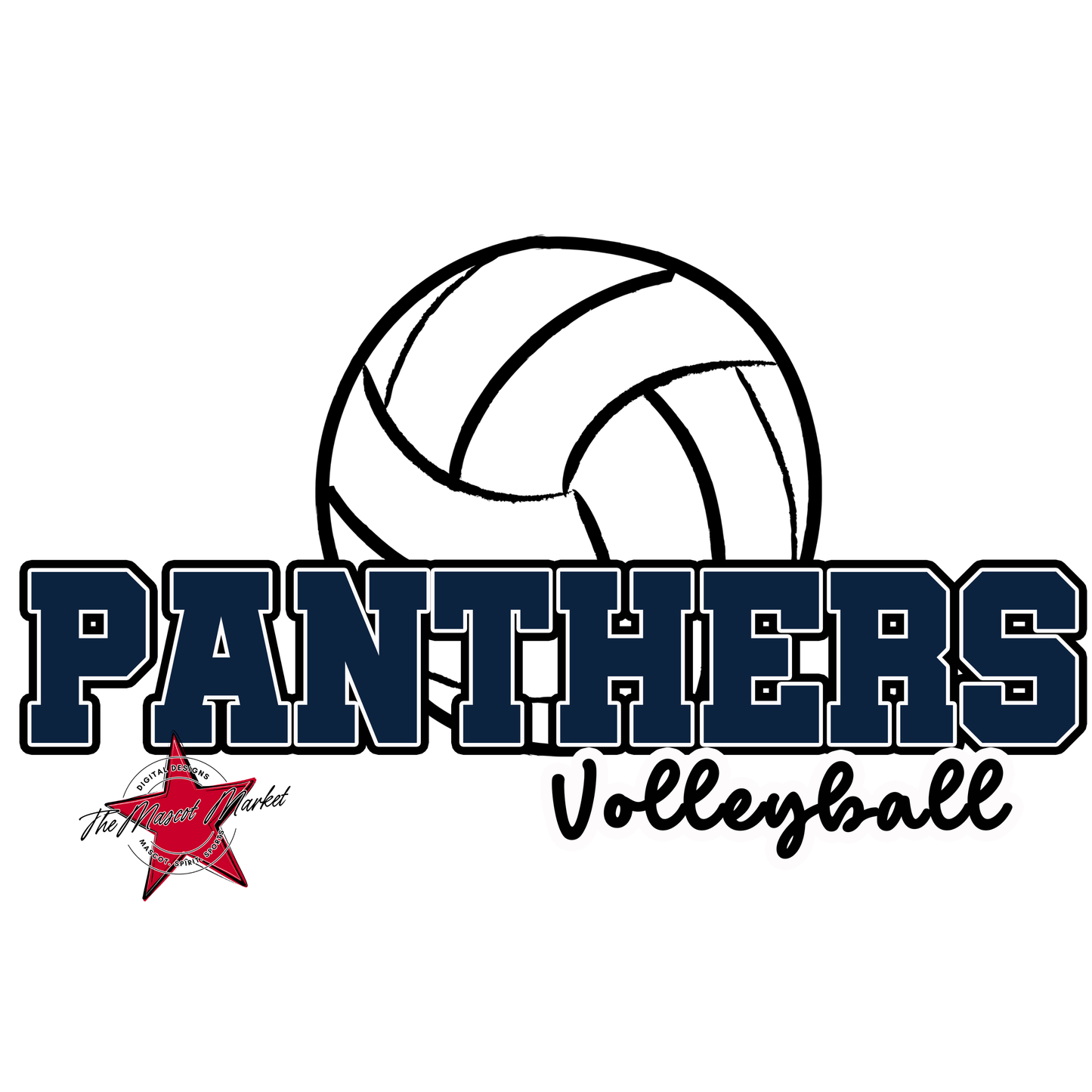 Panthers Varsity Volleyball-Navy