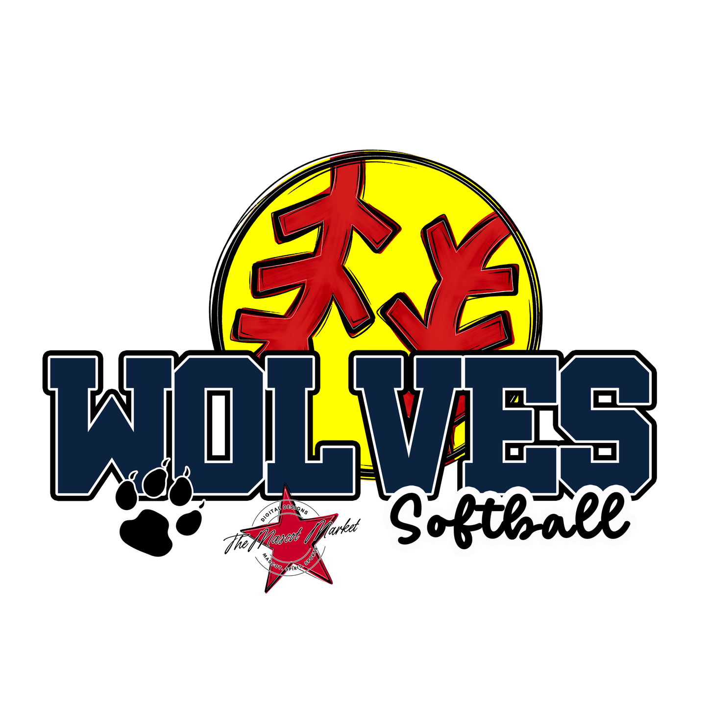 Wolves Varsity Softball-Navy