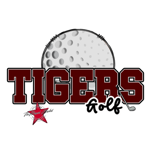 Tigers Varsity Golf-Maroon