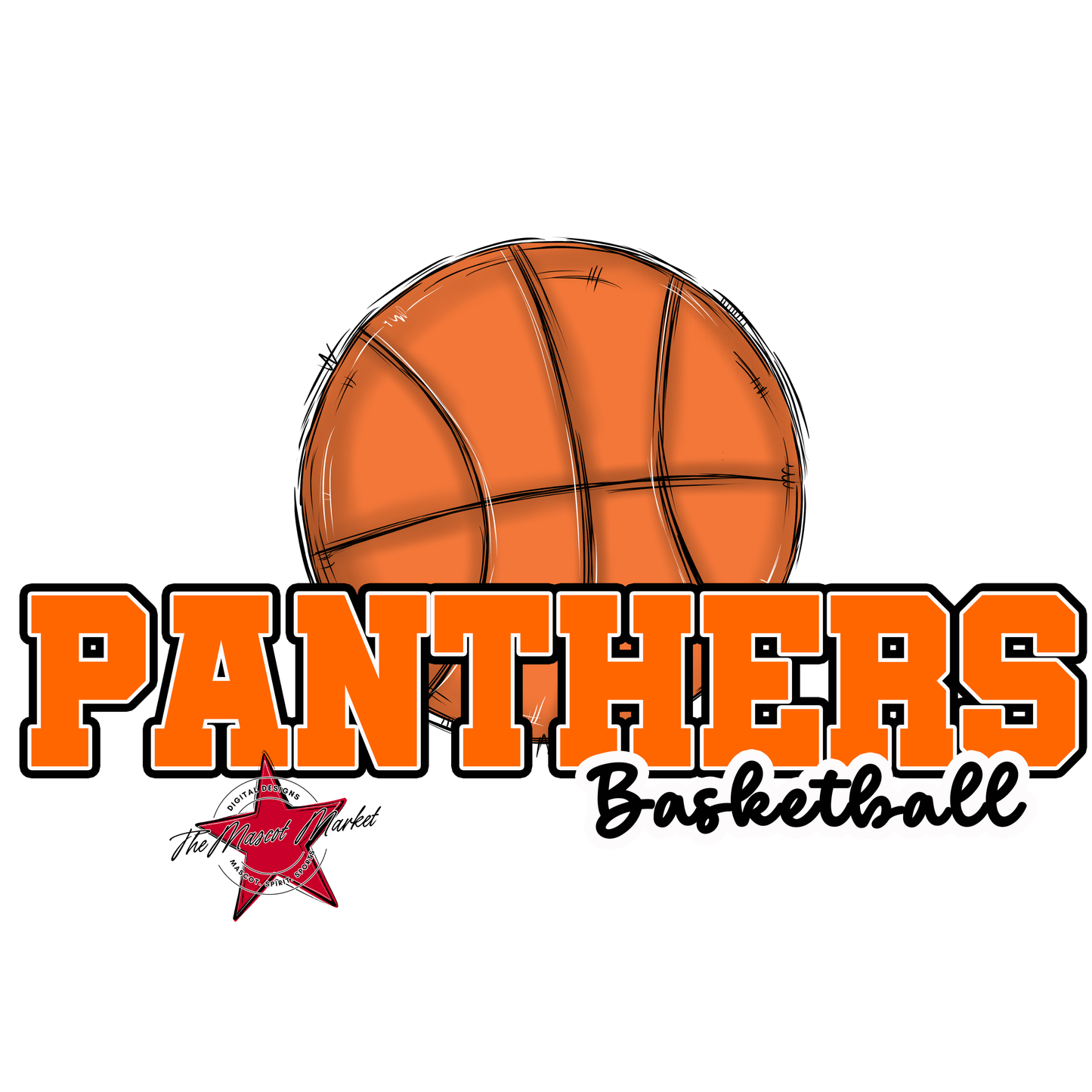 Panthers Varsity Basketball-Orange