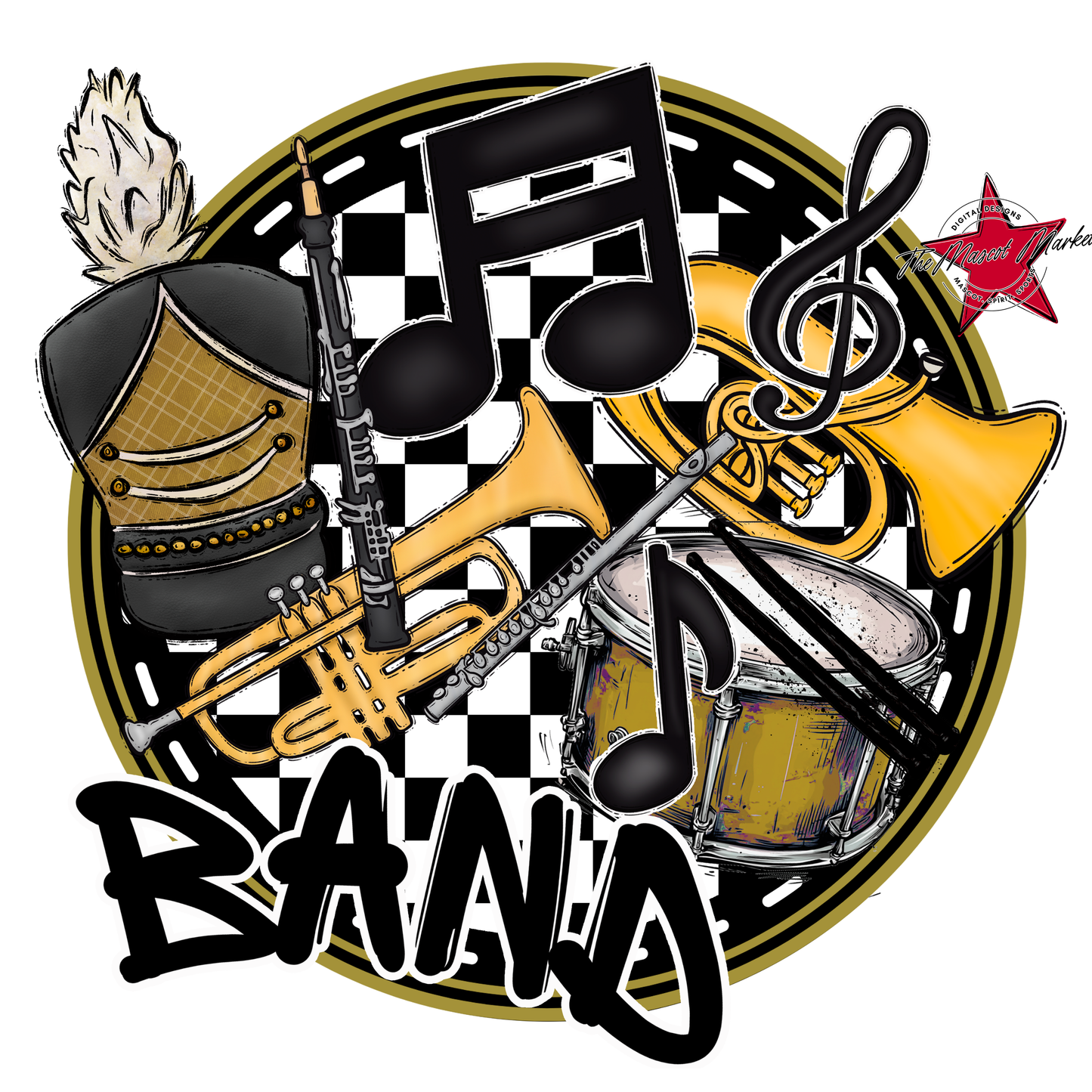 Circle Band Design-Gold
