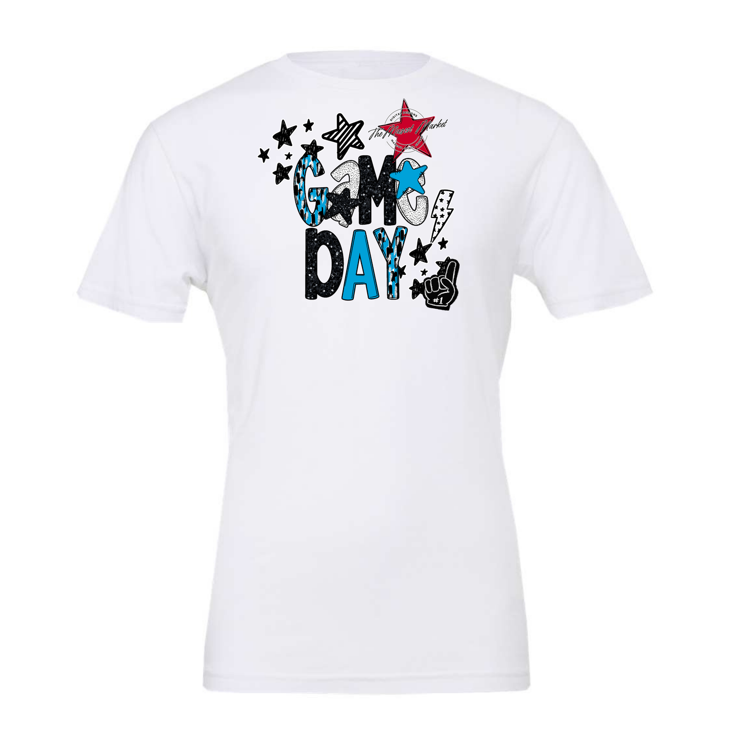 Game Day Scrape Design-Carolina Blue