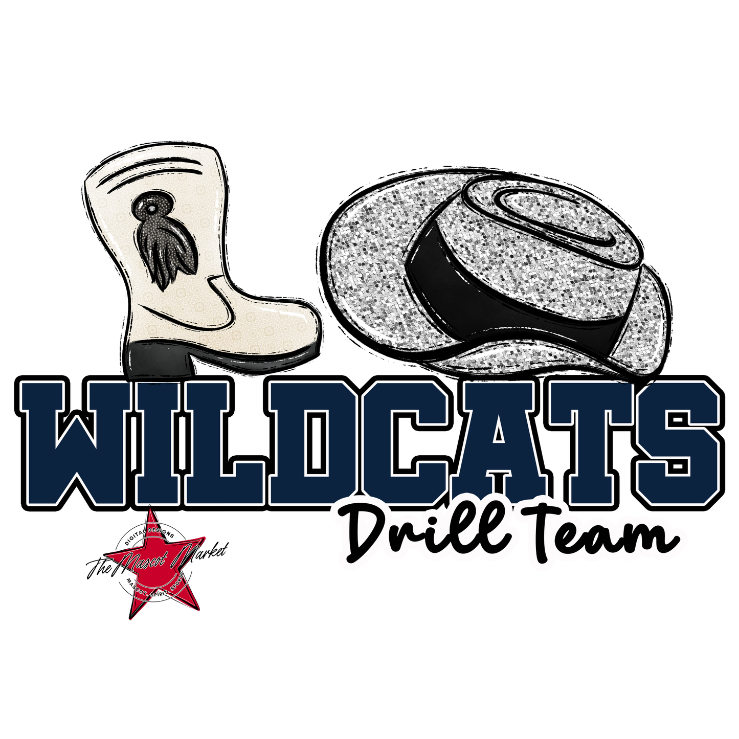 Wildcats Varsity Drillteam-Navy