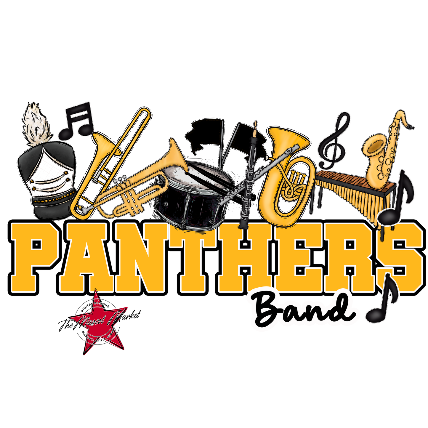 Panthers Varsity Band-Yellow