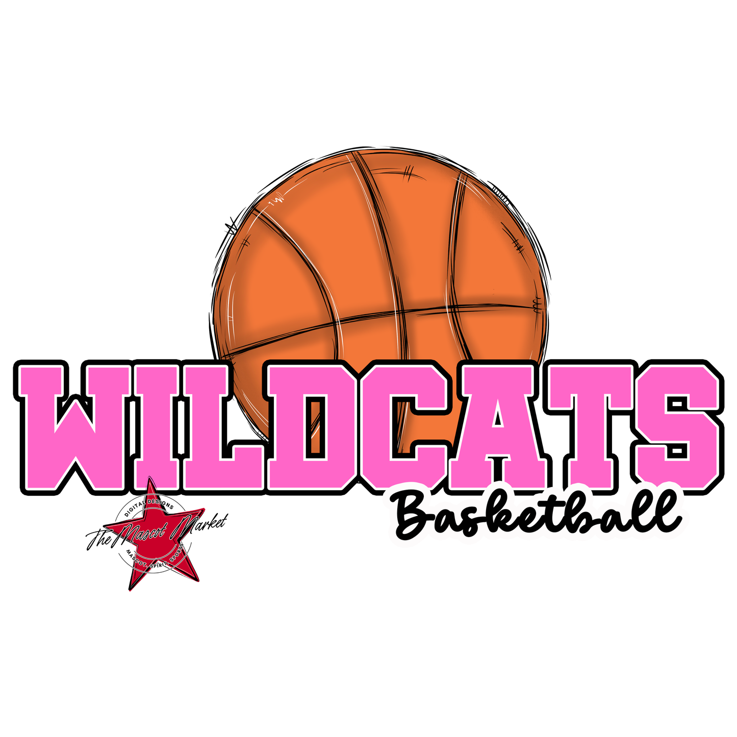 Wildcats Varsity Basketball-Baby Pink