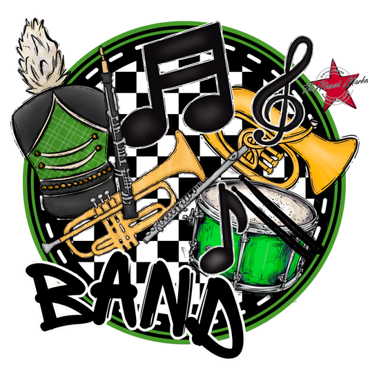 Circle Band Design-Bright Green