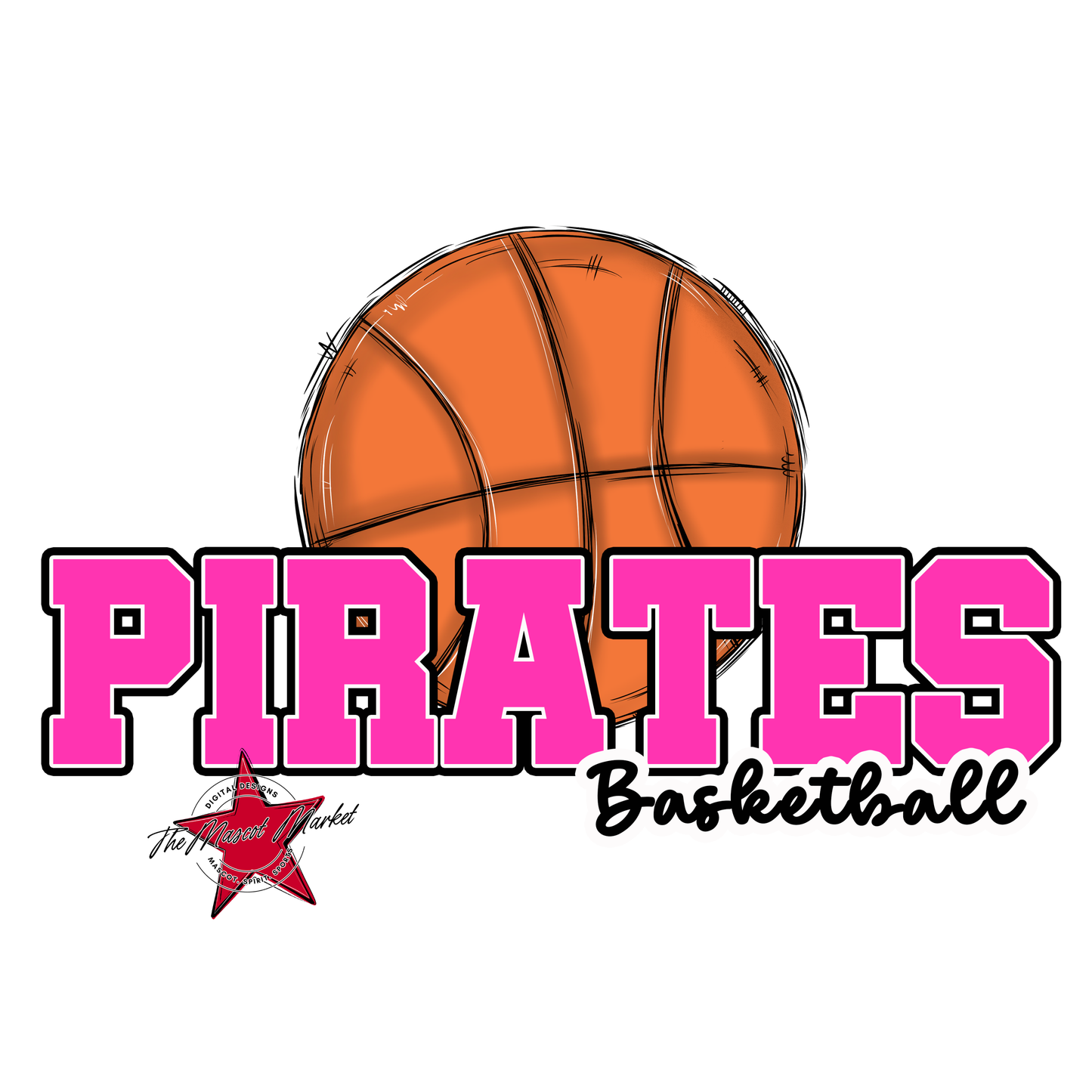 Pirates Varsity Basketball-Pink
