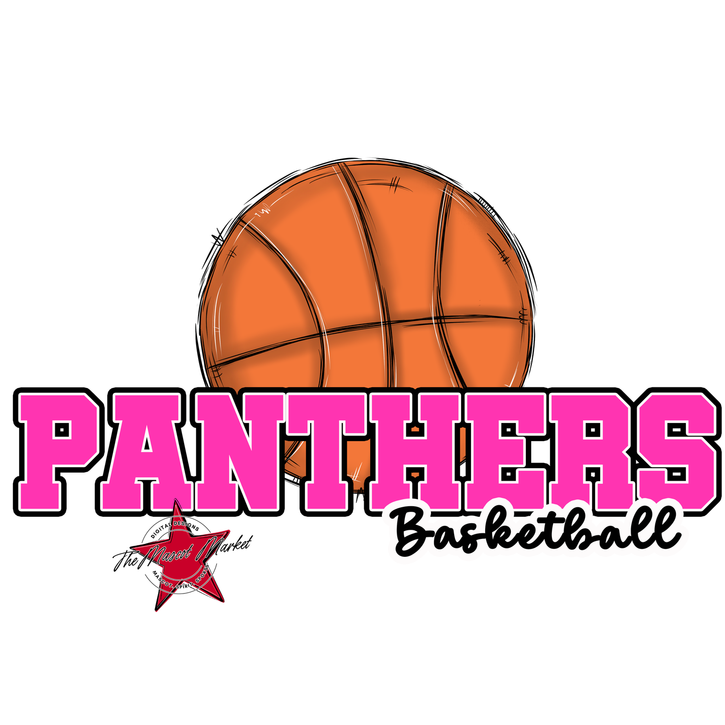 Panthers Varsity Basketball-Pink