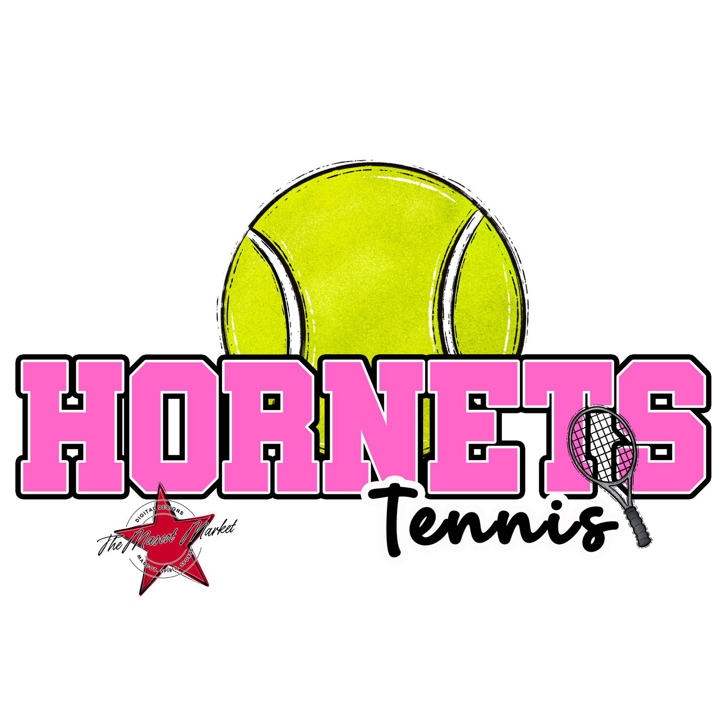 Hornets Varsity Tennis-Baby Pink