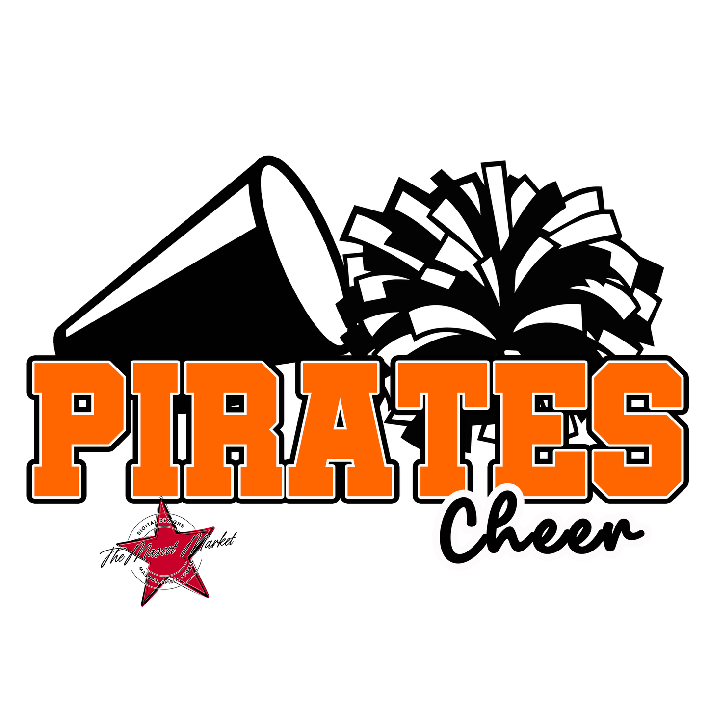 Pirates Varsity Cheer-Orange