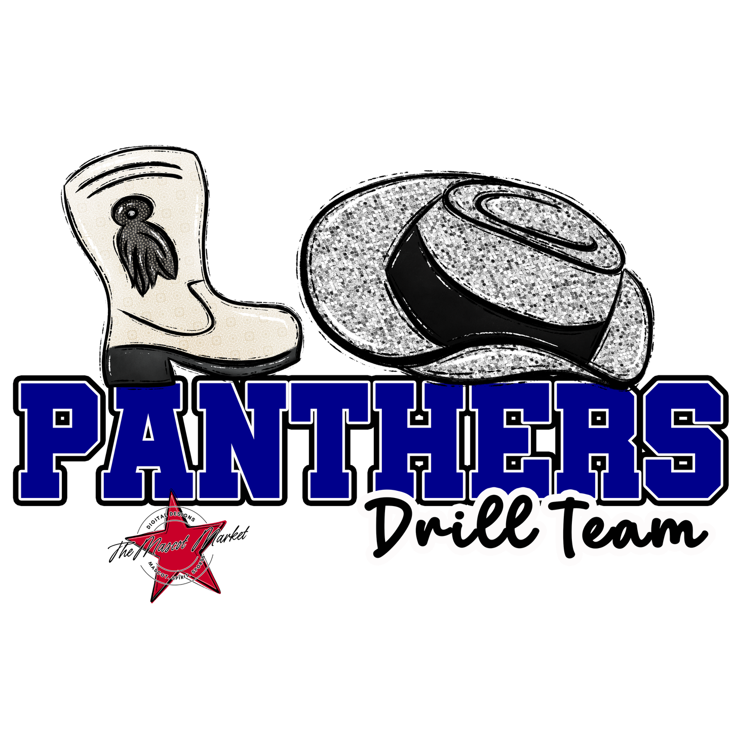 Panthers Varsity Drillteam-Blue
