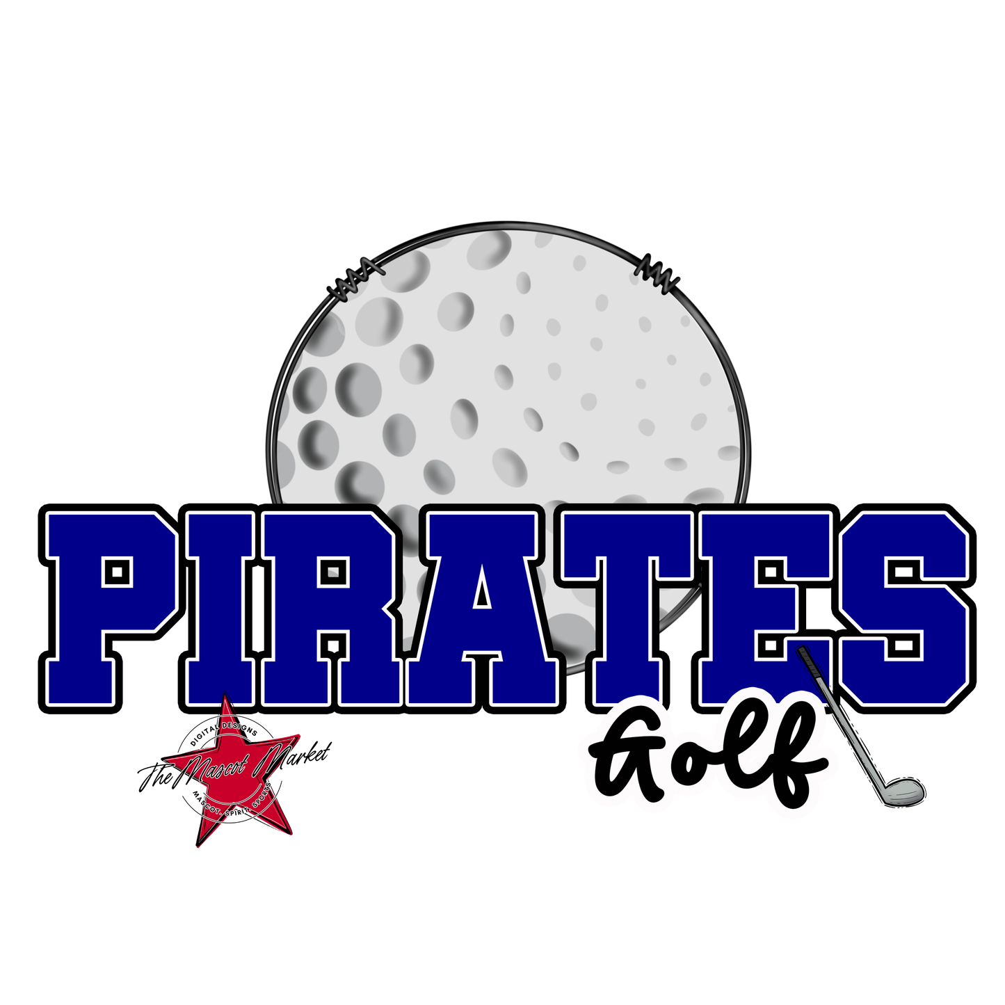 Pirates Varsity Golf-Blue