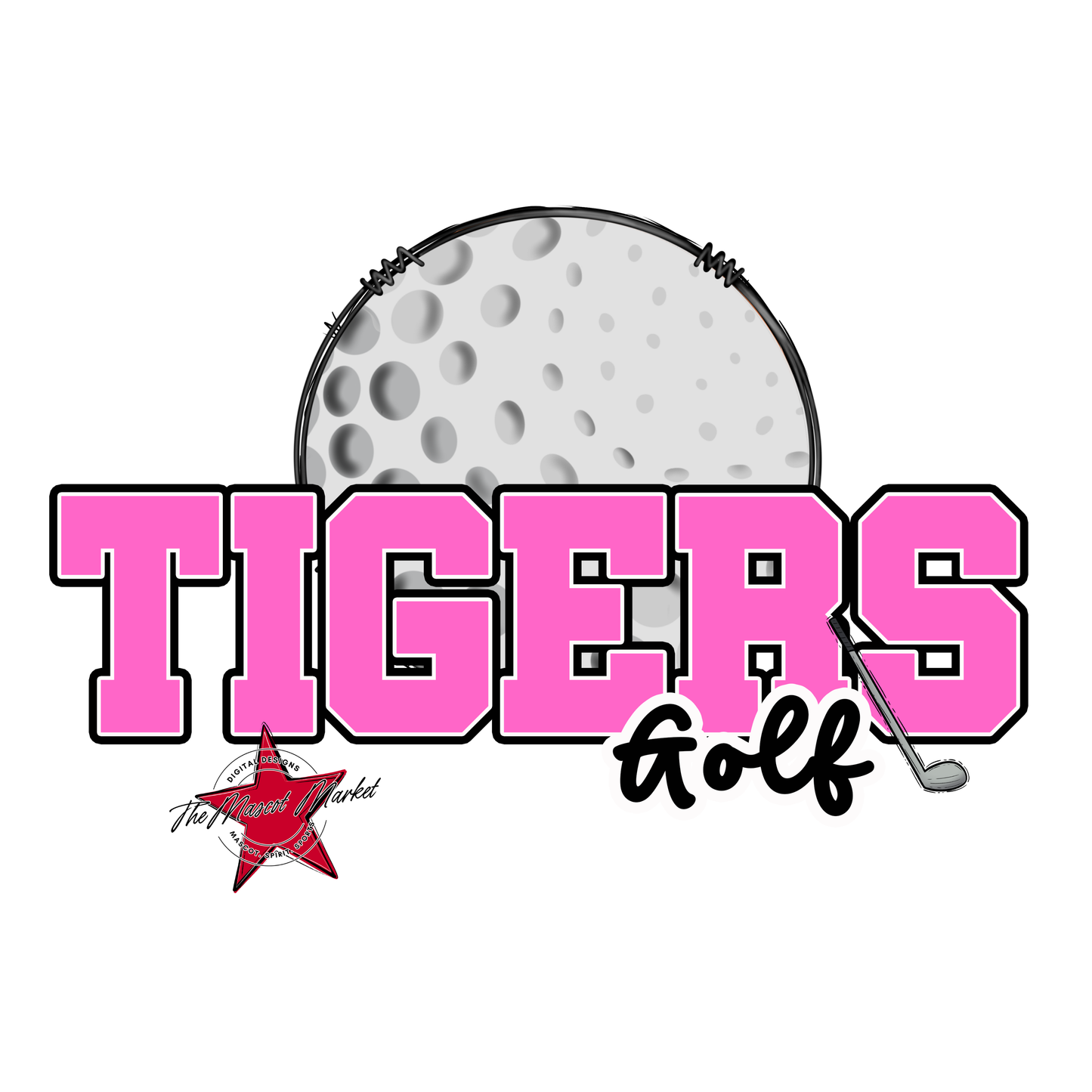 Tigers Varsity Golf-Baby Pink