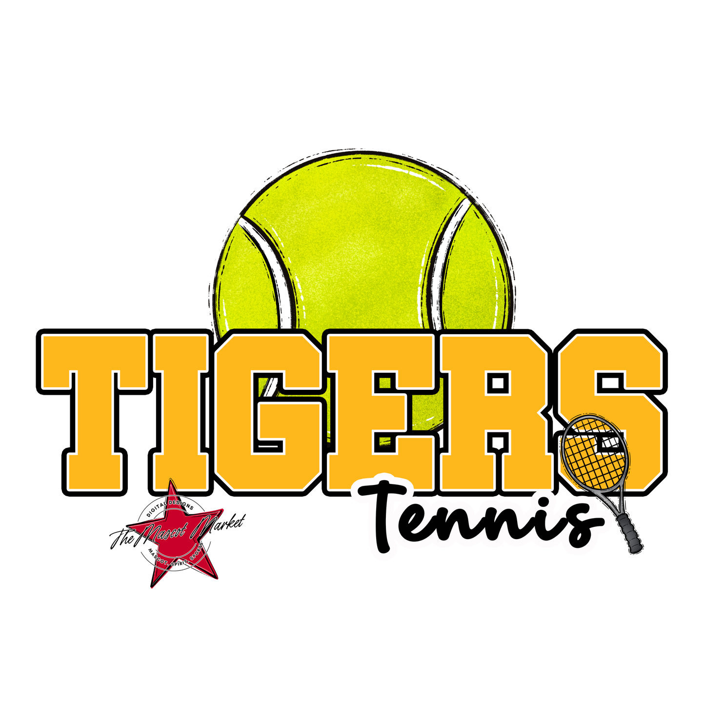 Tigers Varsity Tennis-Yellow