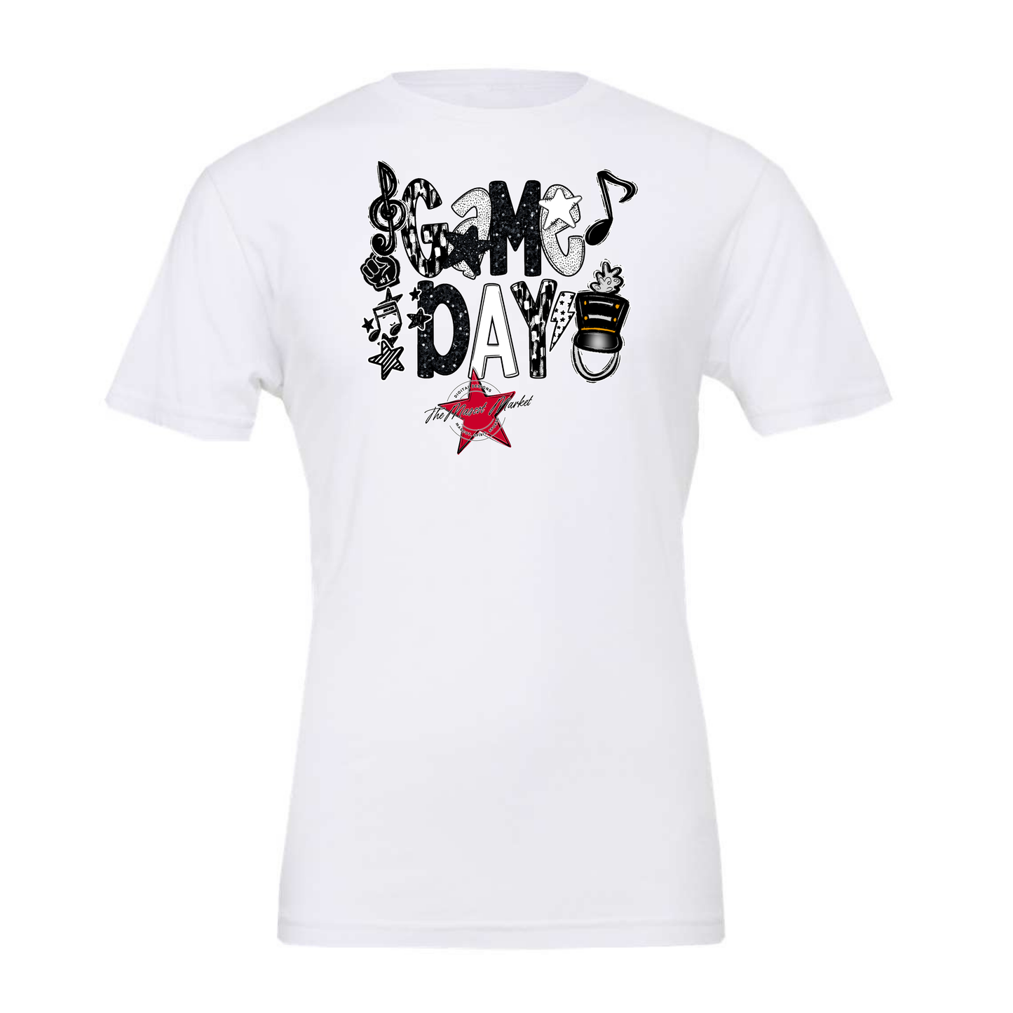 Game Day Scrape-Black & White