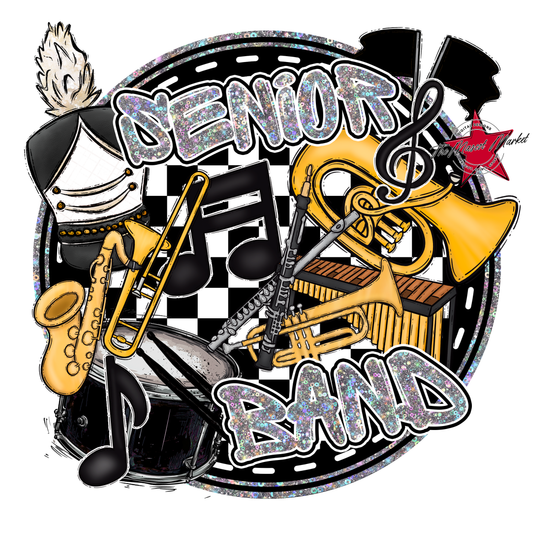 Senior Circle Band Design-Silver