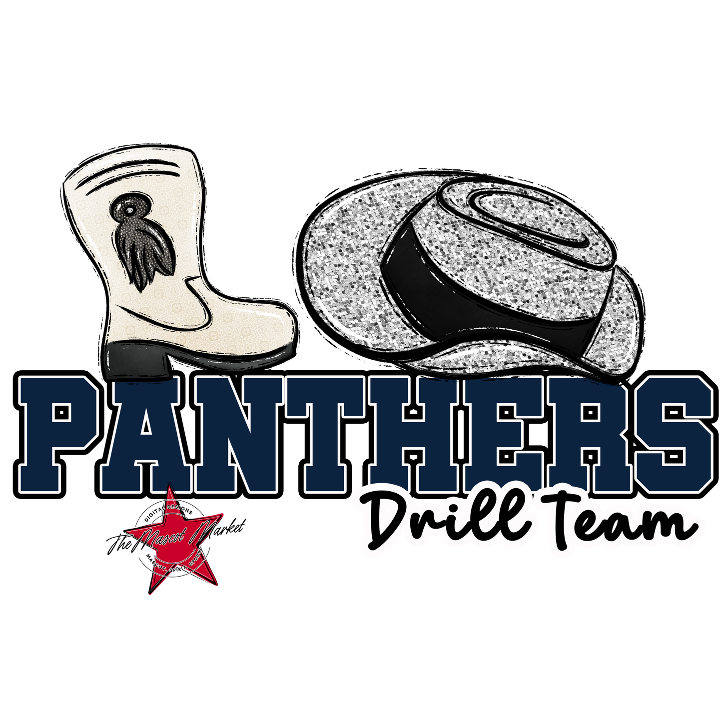 Panthers Varsity Drillteam-Navy