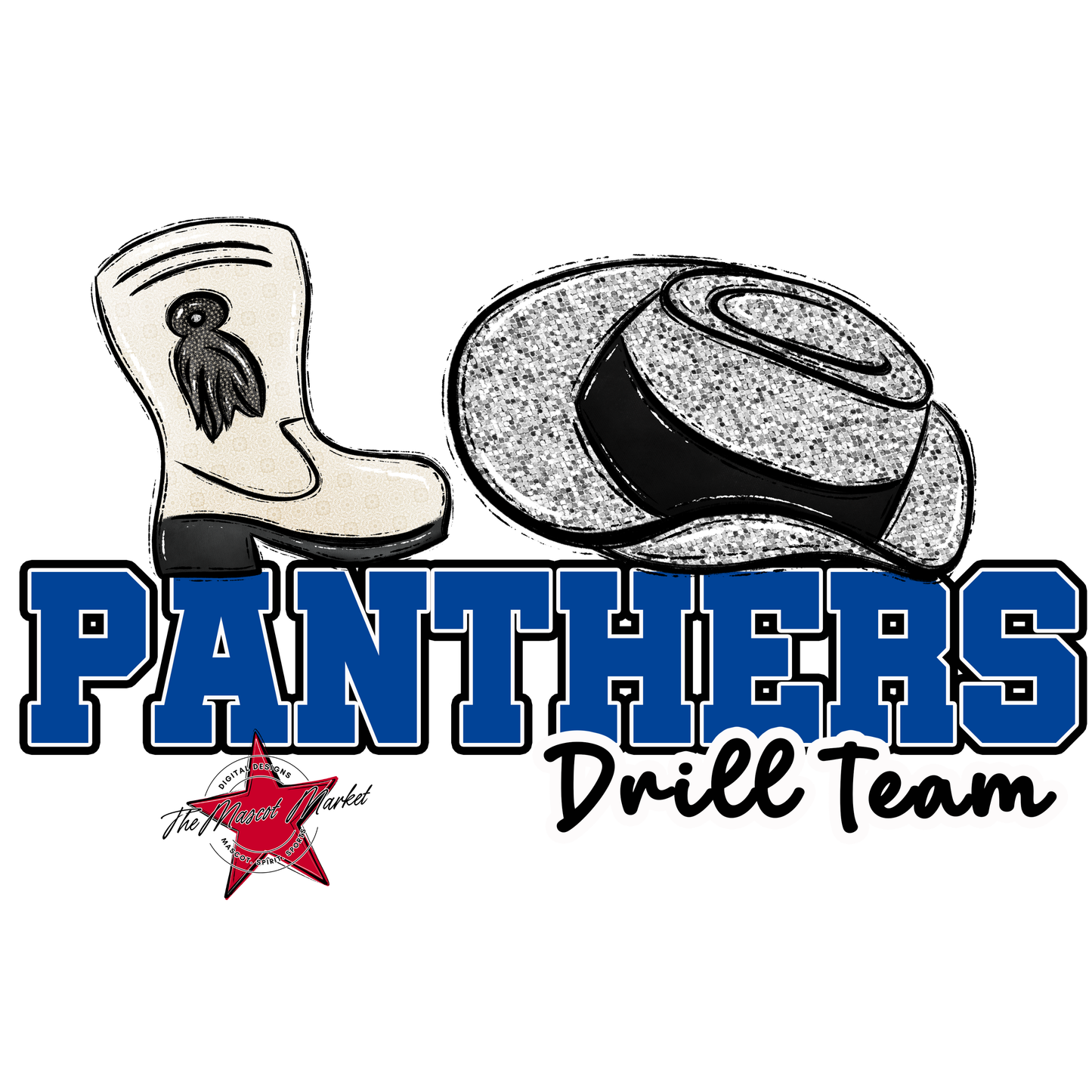 Panthers Varsity Drillteam-Off Blue