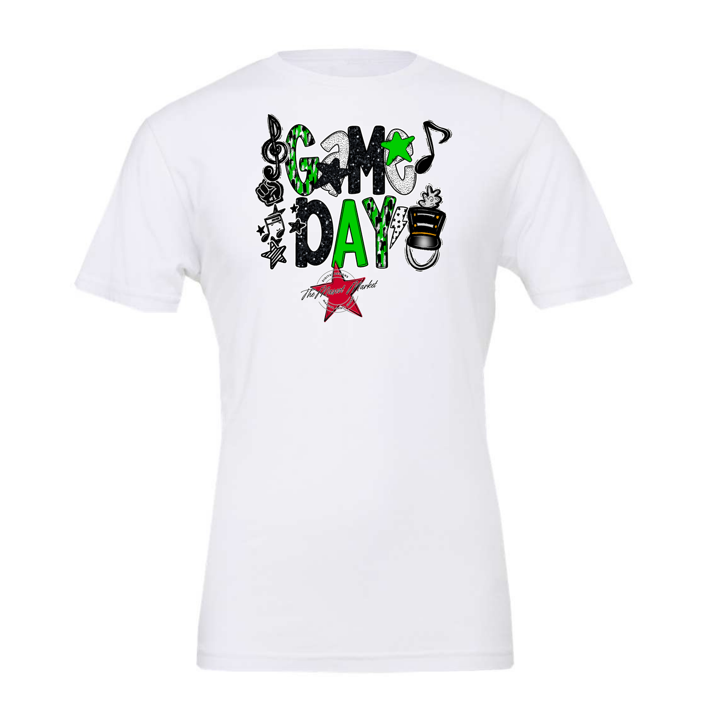 Game Day Scrape-Bright Green