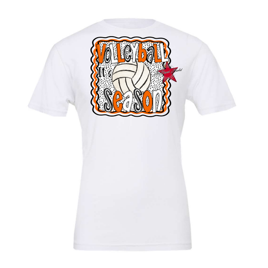 It's Volleyball Season Design-Orange