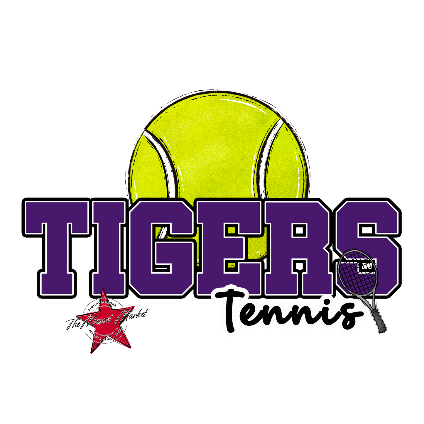 Tigers Varsity Tennis-Purple