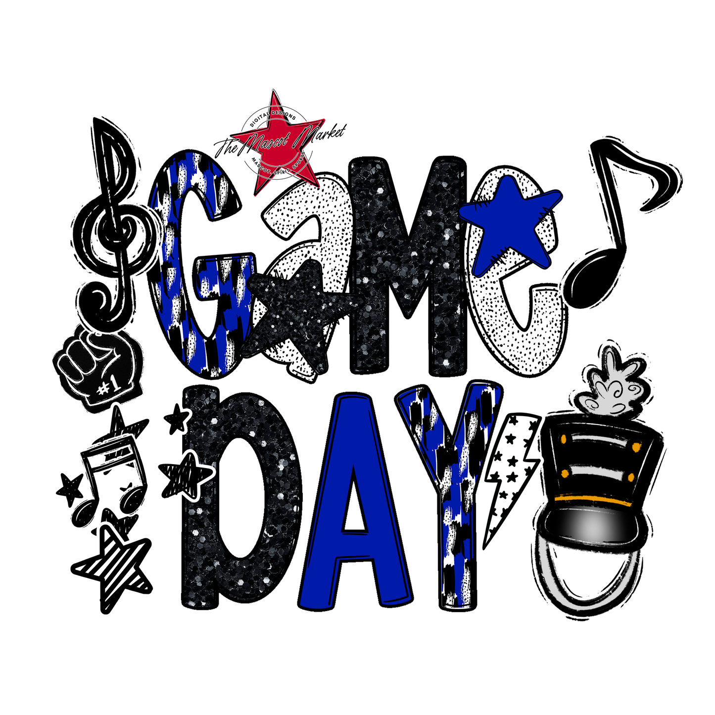 Game Day Scrape-Blue