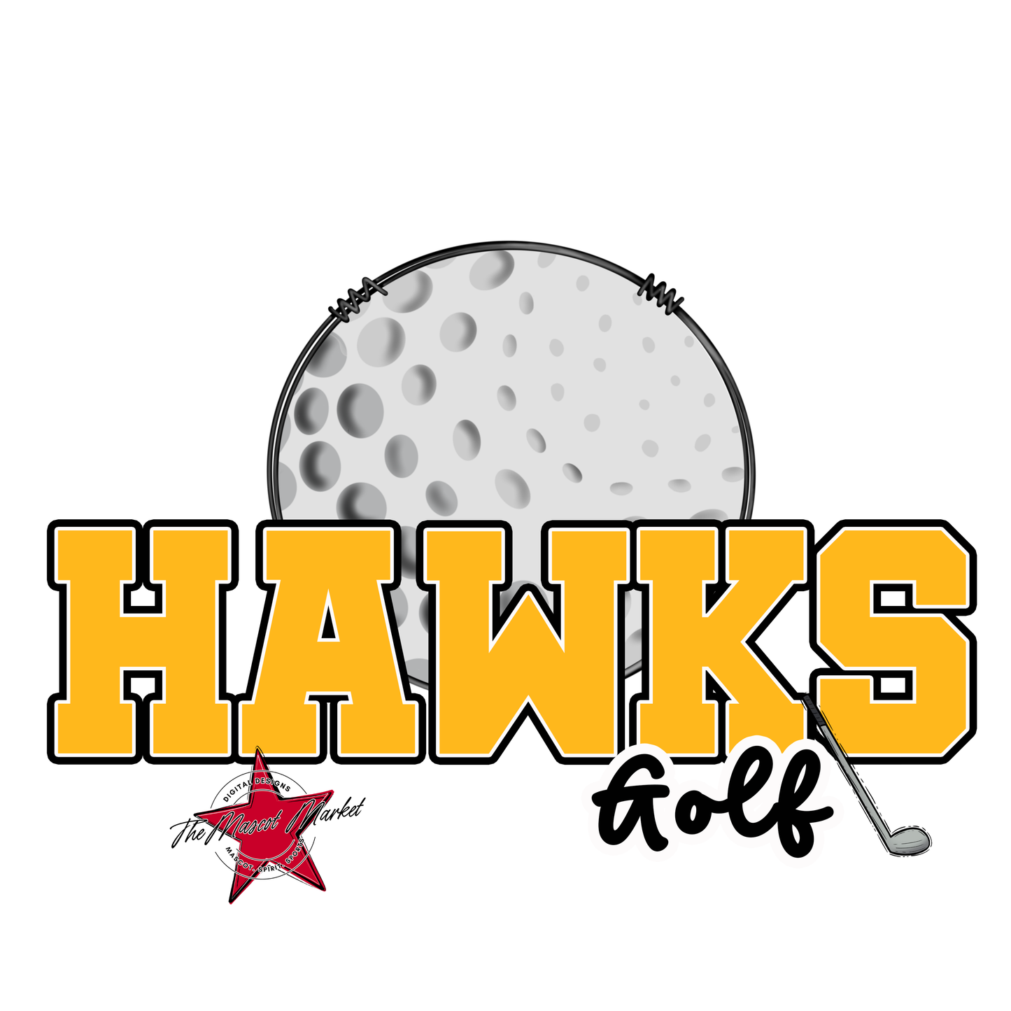 Hawks Varsity Golf-Yellow
