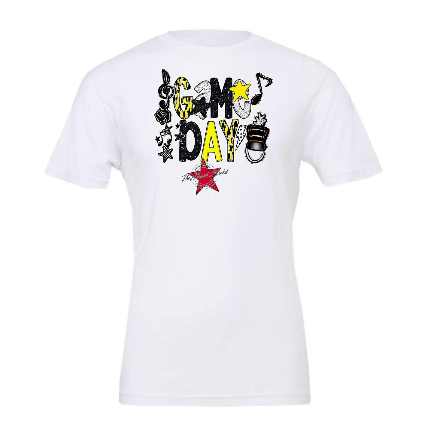 Game Day Scrape-Bright Yellow