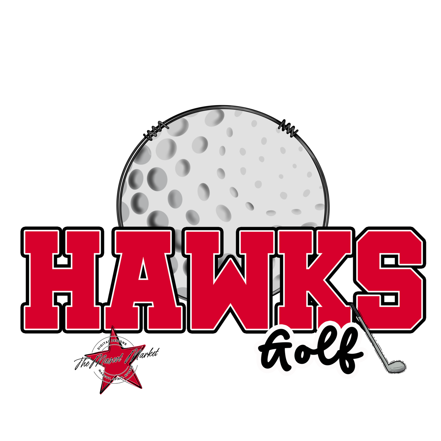 Hawks Varsity Golf-Red