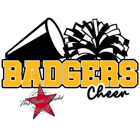 Badgers Varsity Cheer Design-Yellow