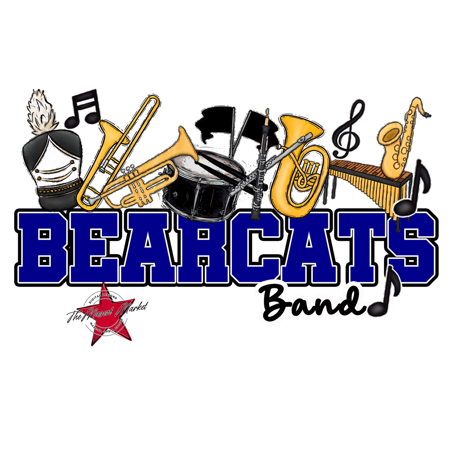 Bearcats Varsity Band-Blue