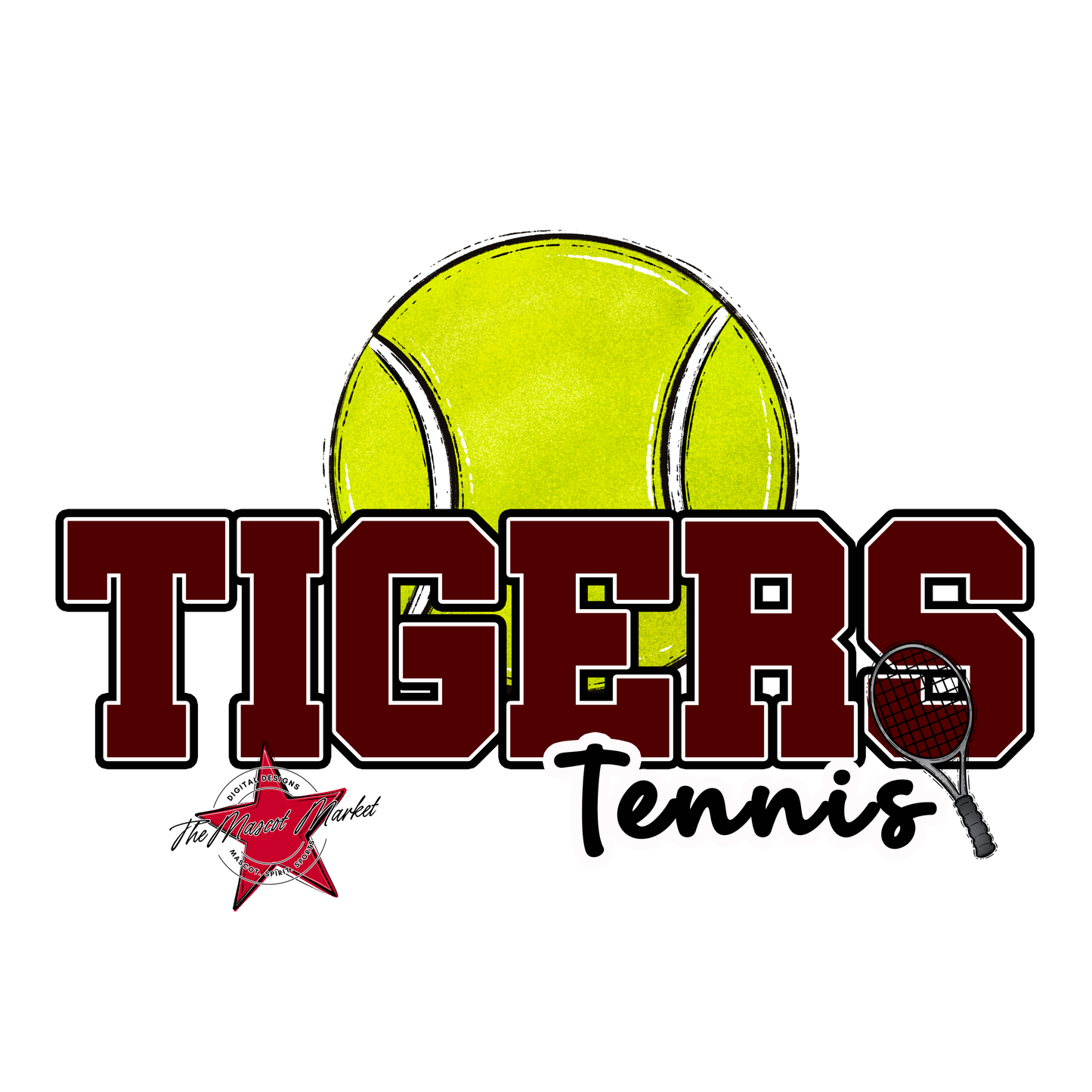 Tigers Varsity Tennis-Maroon