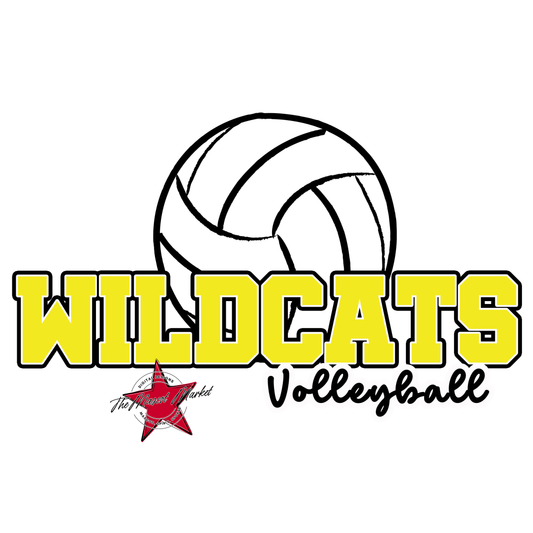 Wildcats Varsity Volleyball-Bright Yellow
