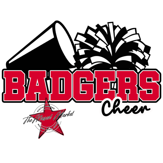 Badgers Varsity Cheer Design-Red